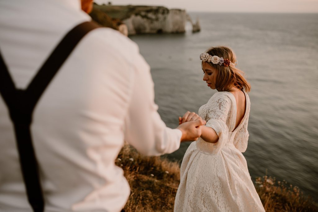 Mariage en Normandie à Etretat