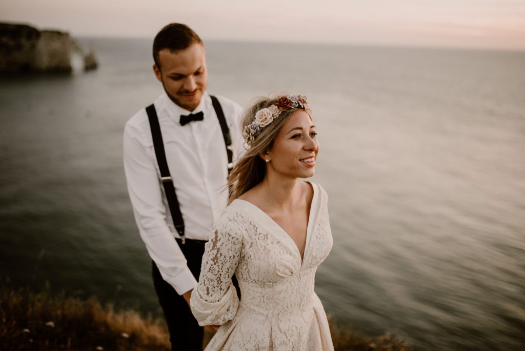 Mariage en Normandie à Etretat