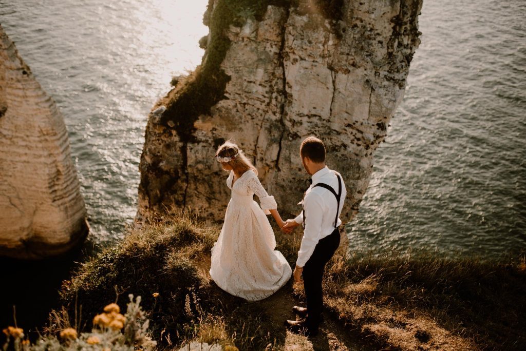 mariage à Etretat