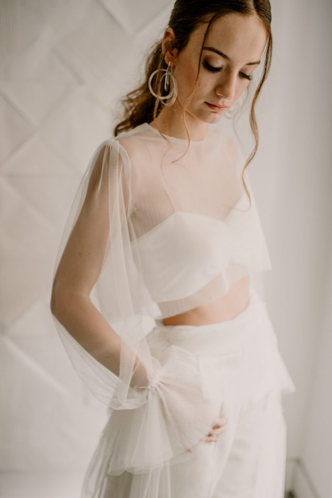 Shooting collection dress bride Anne Letournel