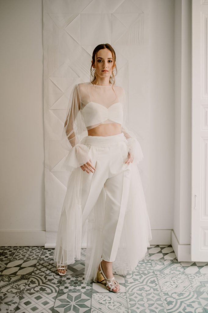 Shooting collection dress bride Anne Letournel