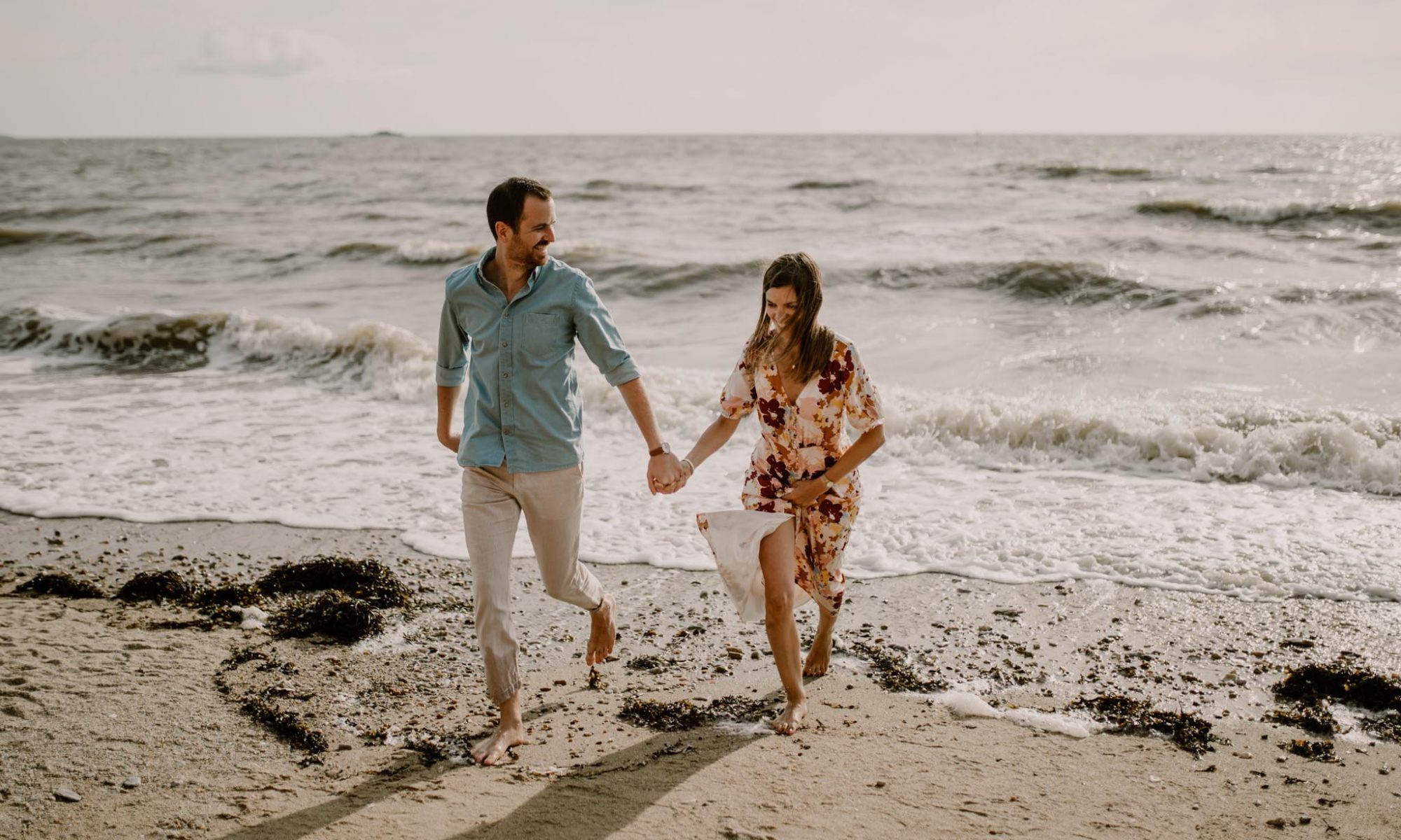 seance photos couple plage Loire Atlantique