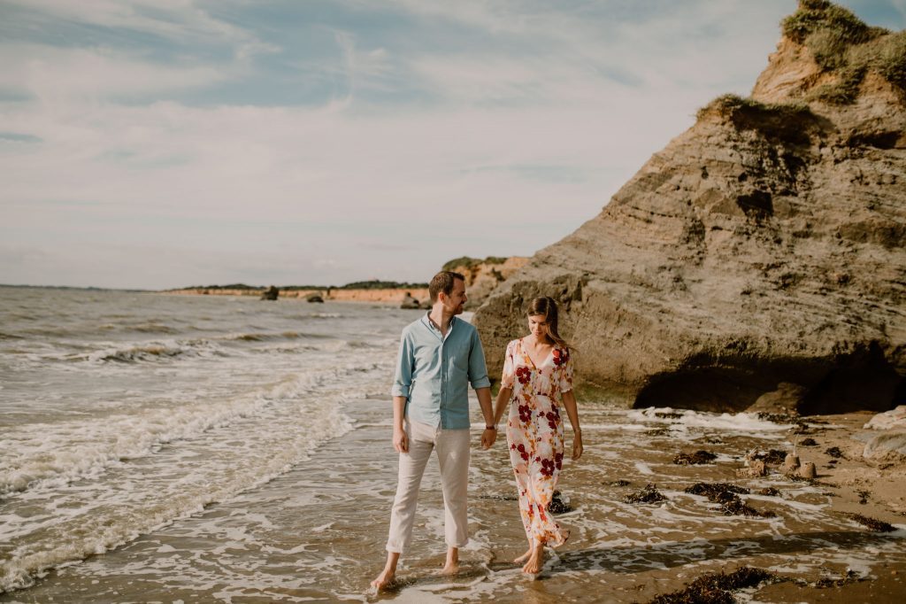 seance photos couple plage Loire Atlantique