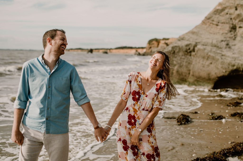 seance photos couple plage Loire Atlantique