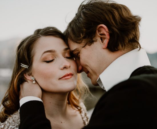 mariage montagne neige