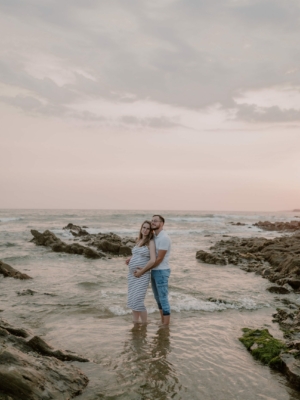 Diane & Kalvin séance grossesse Bretagne