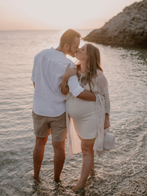 Marine & Jérôme séance grossesse Bretagne