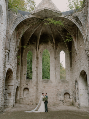 Élodie & Pierre-Olivier - Abbaye Notre Dame de Fontaine Guérard photographe mariage normandie